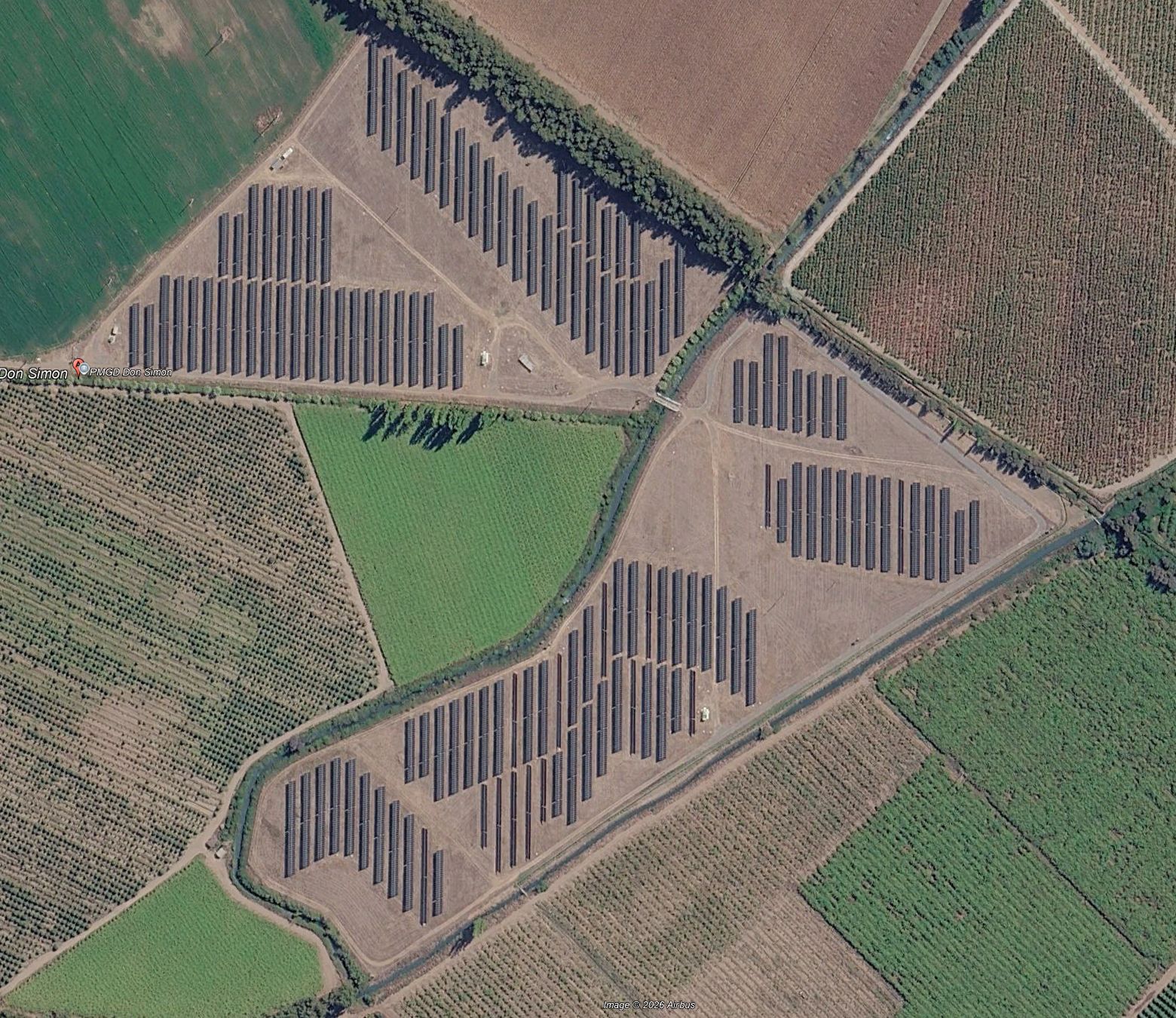 Foto satelital de la planta, septiembre 2026